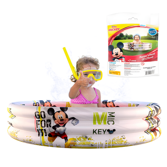 Piscina Inflável Redonda Infantil Bebê Criança 130l 3 Cores