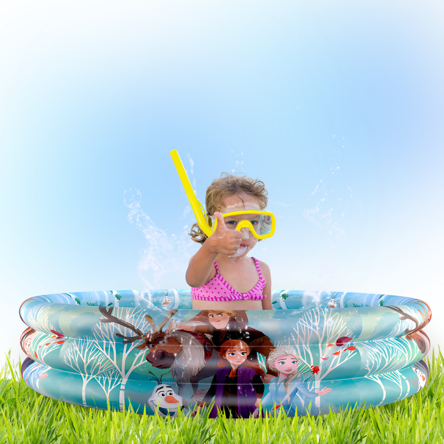 Piscina Inflável Redonda Infantil Bebê Criança 130l 3 Cores