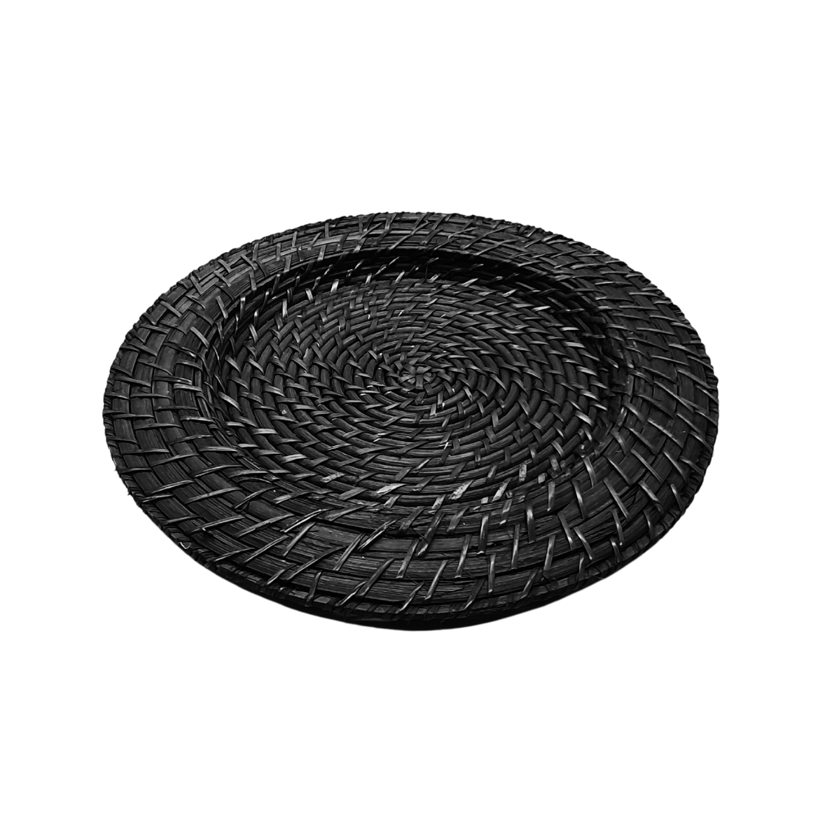 Sousplat Redondo Casambiente Rattan Bambu 32x32cm Colorido