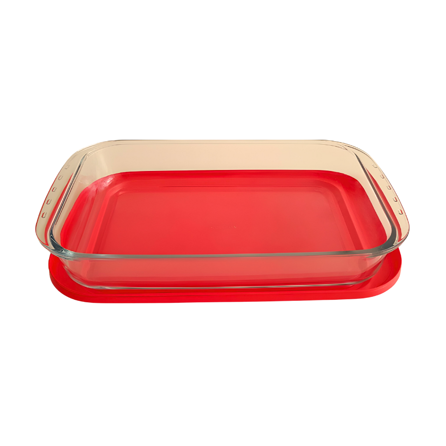 Travessa Assadeira Lasanheira Retangular De Vidro Marinex 5l
