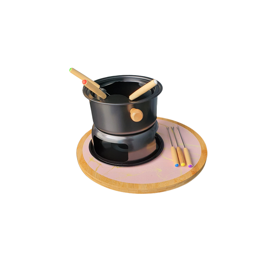 Prato Giratório Centro Tampo De Mesa Bambu Casambiente 35 Cm