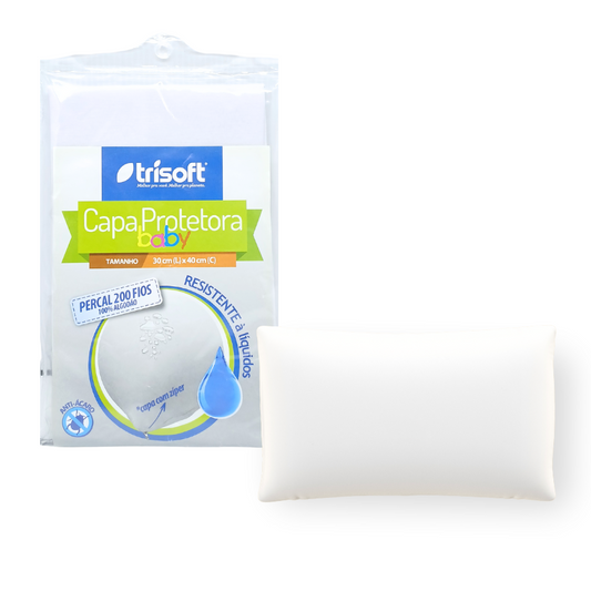 Capa Protetora Baby Percal 200 fios 40x30cm - CDVTECT-IT