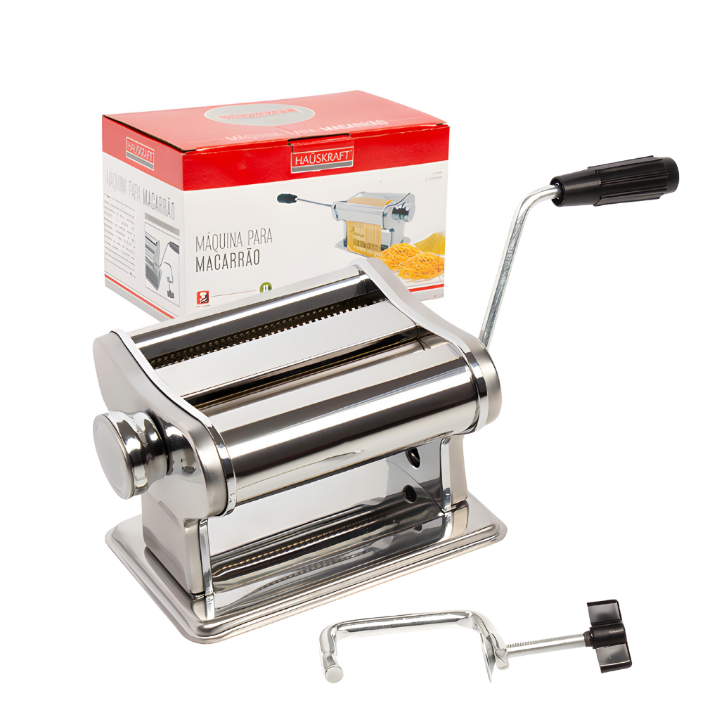 Maquina Para Macarrão Inox - MAQM-004 - Hauskraft