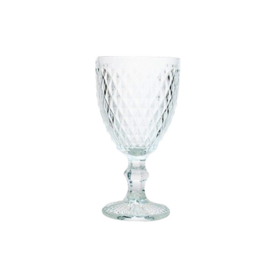 Taça Vidro Água Suco Bico De Abacaxi Transparente 300ml 1 Un