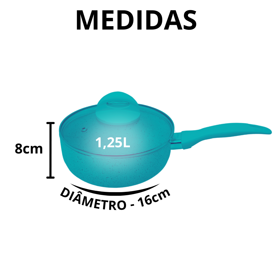 Panela 16cm Ibiza Revestimento Ceramico - AL173