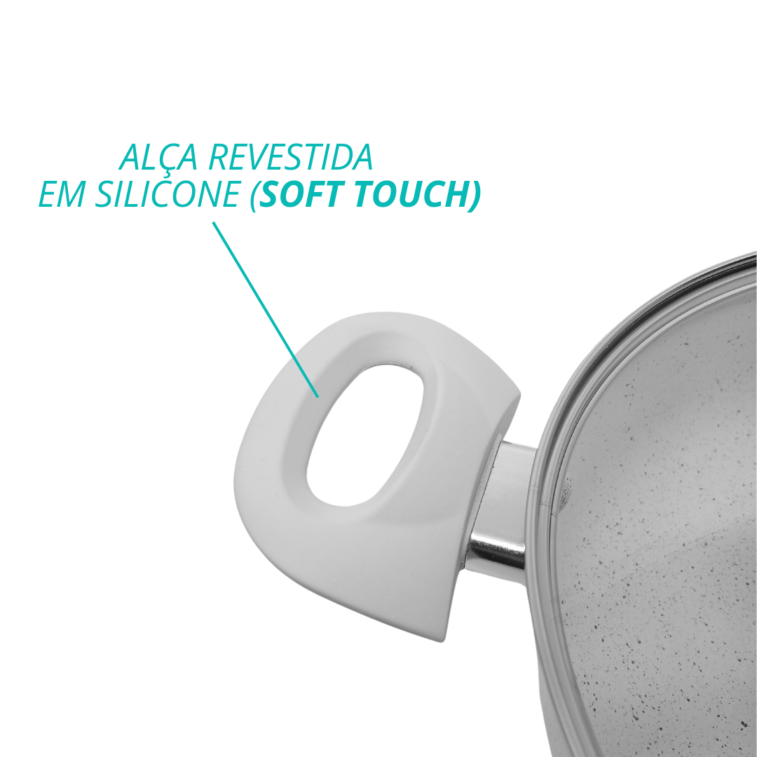 Caçarola 24cm Ibiza Revestimento Ceramico - AL173