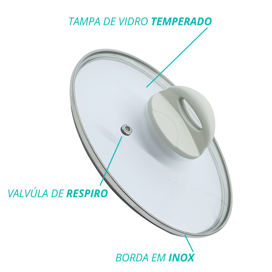 Caçarola 24cm Ibiza Revestimento Ceramico - AL173