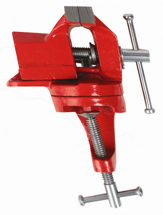 Mini Torno Morsa De Bancada De Aço Com Base Giratoria 50mm