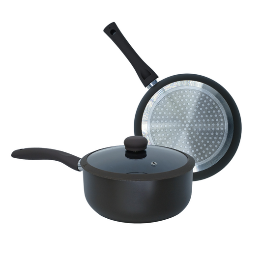 Panela 20cm Indução Antiaderente Cerâmico Tampa Fundo Triplo