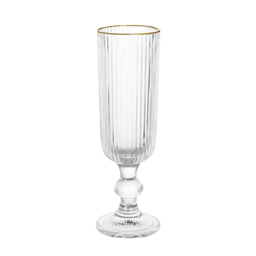 Taça Champanhe Versalhes Gold 170ml - V1059.15
