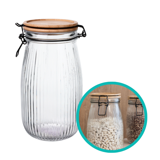 Pote Hermético Versalhes Tampa Bambu 1,7l - V1059.U03