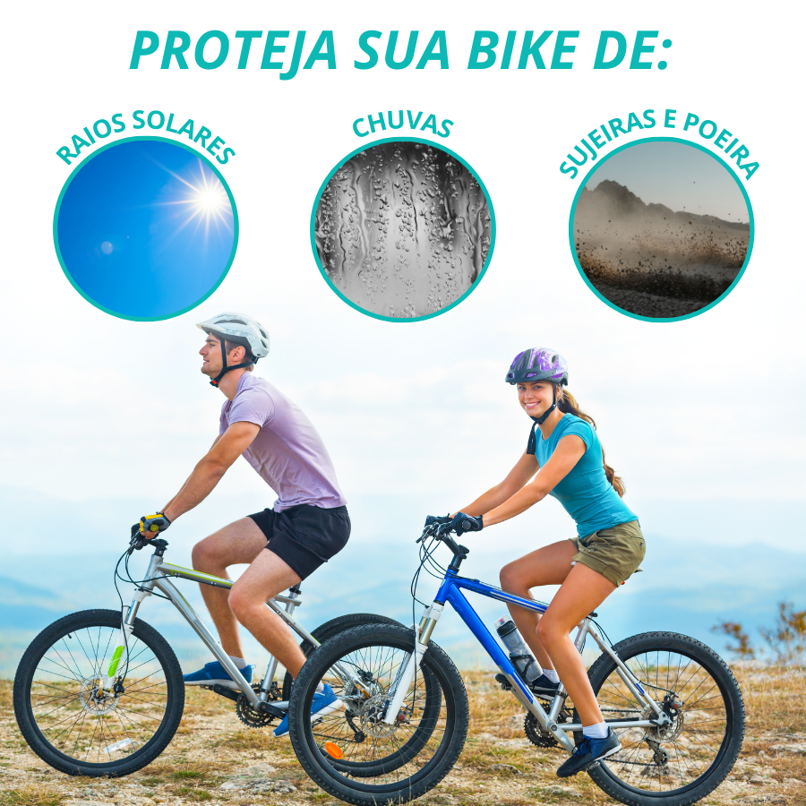 Capa Para Cobrir Bike Bicicleta Impermeável Protege Sol Chuva Poeira Sujeira
