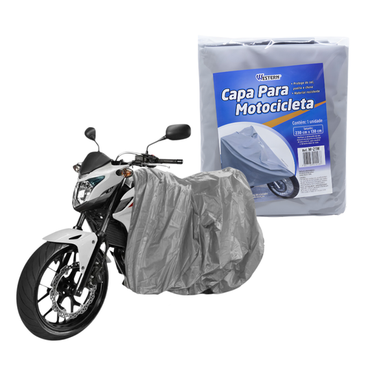 Capa Para Cobrir Moto Impermeável Protege Sol Chuva Poeira Sujeira