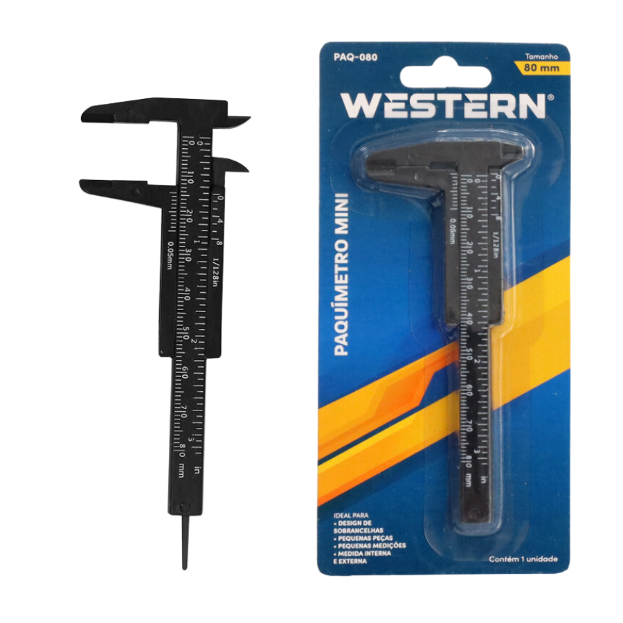 Paquimetro Plastico Mini 80MM - PAQ-080