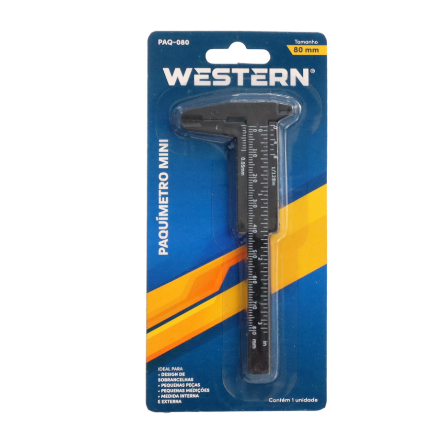 Paquimetro Plastico Mini 80MM - PAQ-080