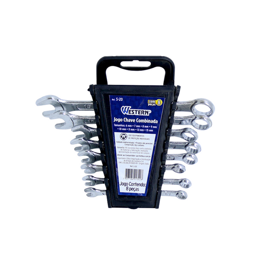 Chave Combinada 6A15 RK 8 Peças - S-20