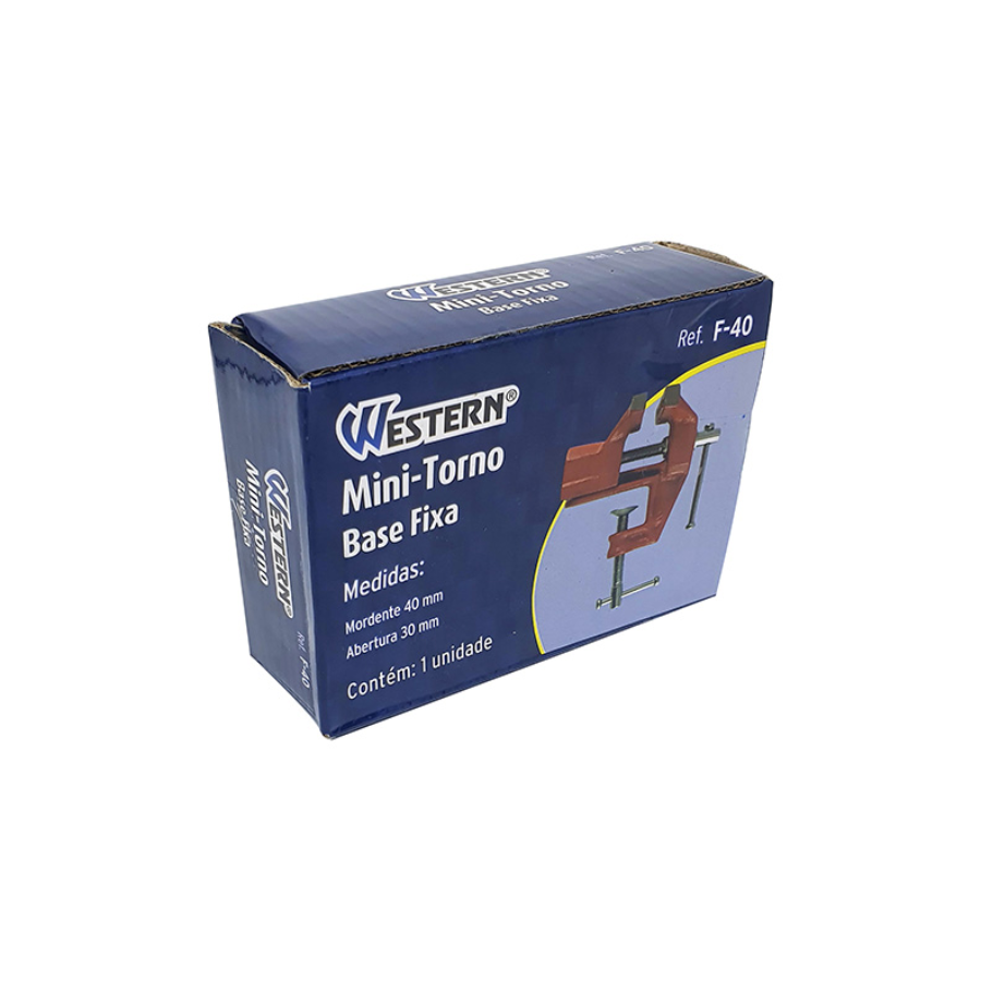 Torno Base Fixa Mini 40MM - F-40