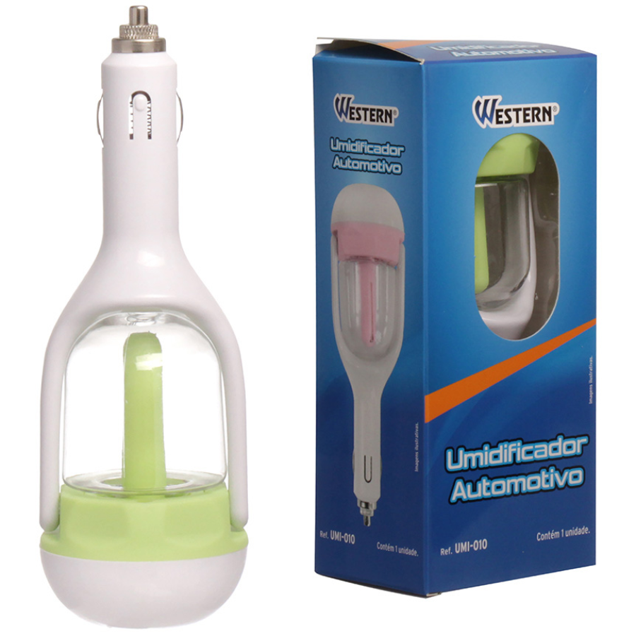 Mini Umidificador Aromatizador Ar Portátil Casa Carro 12v
