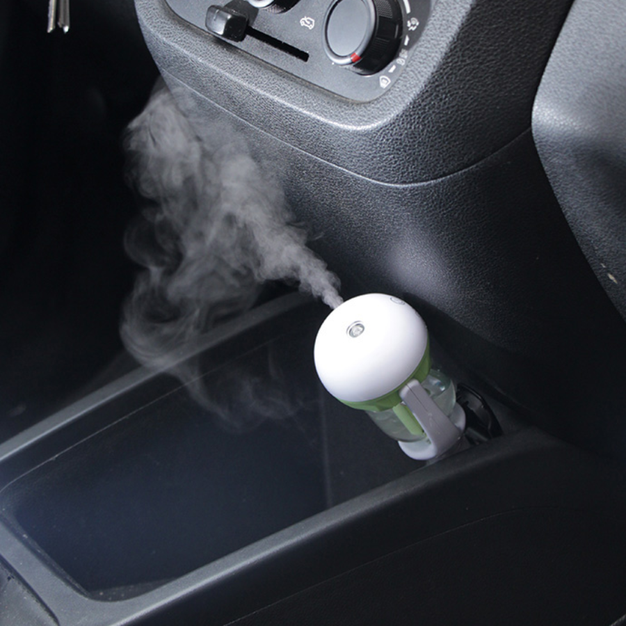 Mini Umidificador Aromatizador Ar Portátil Casa Carro 12v