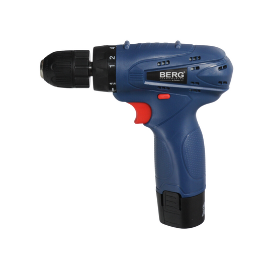 Parafusadeira Furadeira Sem Fio Bivolt 12v Berg 110/220v