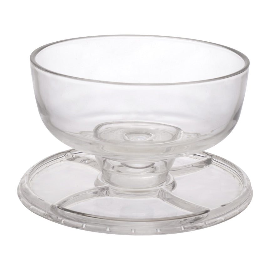 Centro De Mesa de Vidro Petisqueiras Boleira Saladeira Fruteira Molheira 30cm