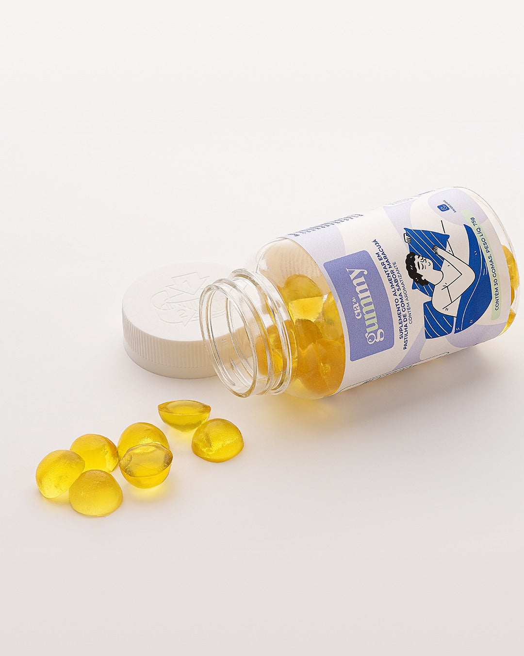 Melatonina Gummy Suplemento Alimentar Bala Maracujá Vitamina