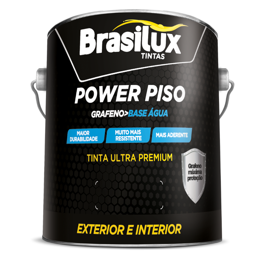 Tinta Acrílica Para Power Piso e Muro Interno E Externo Cinza Chumbo 3,6 L