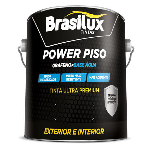 Tinta Acrílica Para Power Piso e Muro Interno E Externo Cinza Chumbo 3,6 L