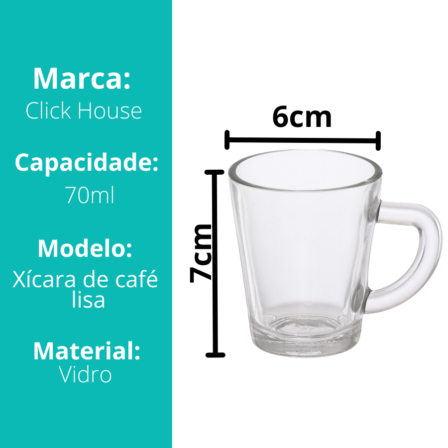 Xícara Malta 70mL Lehavi - V1043.01