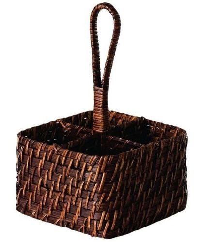 Porta Talheres Quadrado 16x16x26cm - DM818 ESC D01
