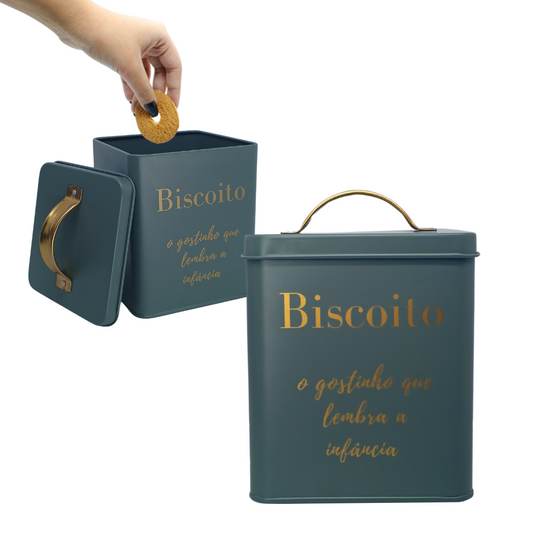 Pote Porta Mantimentos Alto Padrão Biscoito Bolacha Cookies