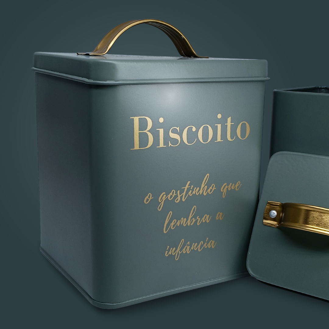 Pote Porta Mantimentos Alto Padrão Biscoito Bolacha Cookies