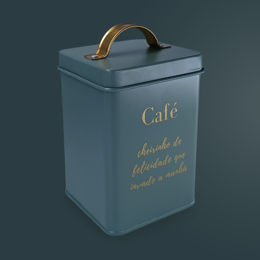 Pote Porta De Mantimentos Alto Padrão Café Coffee Açúcar