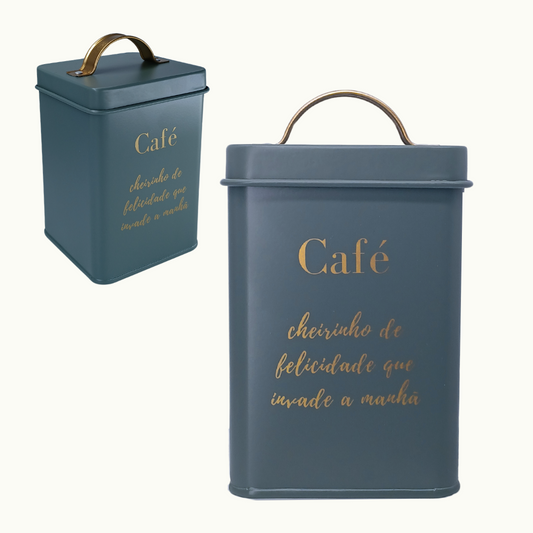 Pote Porta De Mantimentos Alto Padrão Café Coffee Açúcar