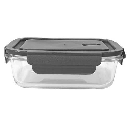Pote De Vidro Tampa Hermética Marmita Fit Colorido 380ml