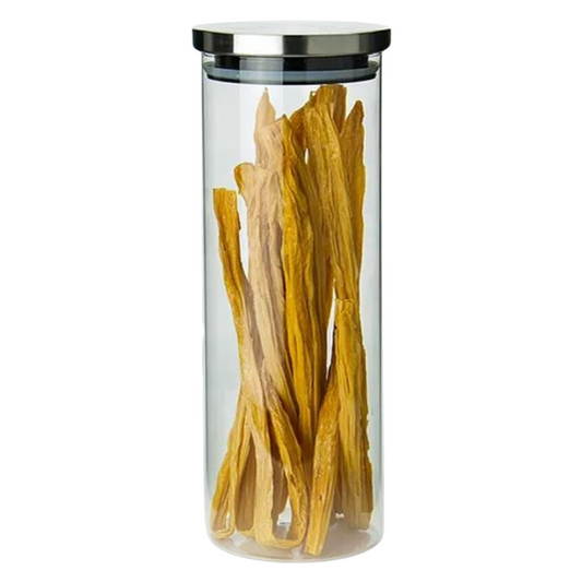 Pote De Vidro Porta Mantimentos Tampa Inox Hermético 1280ml