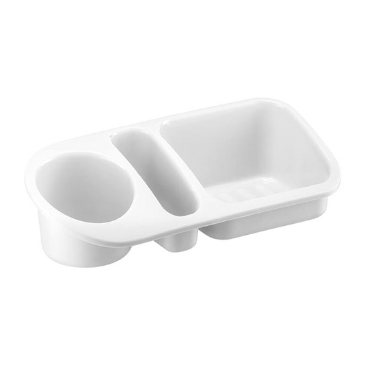 Organizador De Pia Plus Porta Detergente E Esponja Uz Branco