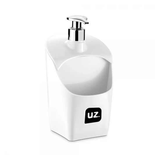 Organizador Dispenser Pia Porta Detergente E Esponja Branco