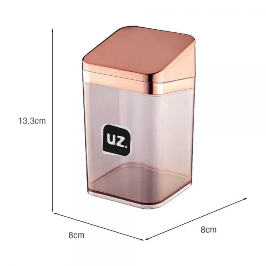 Porta Escova, Sabonete Liquido, Algodão e Saboneteira - UZ
