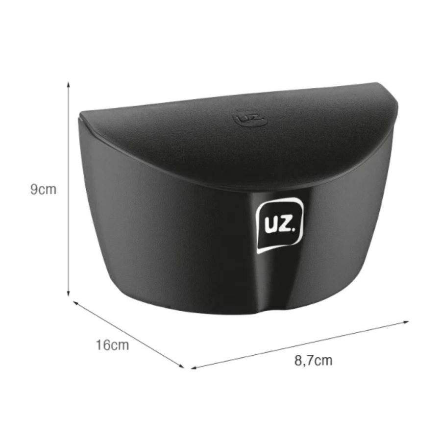 Saleiros 500ml Preto de Plástico - UZ145-PR