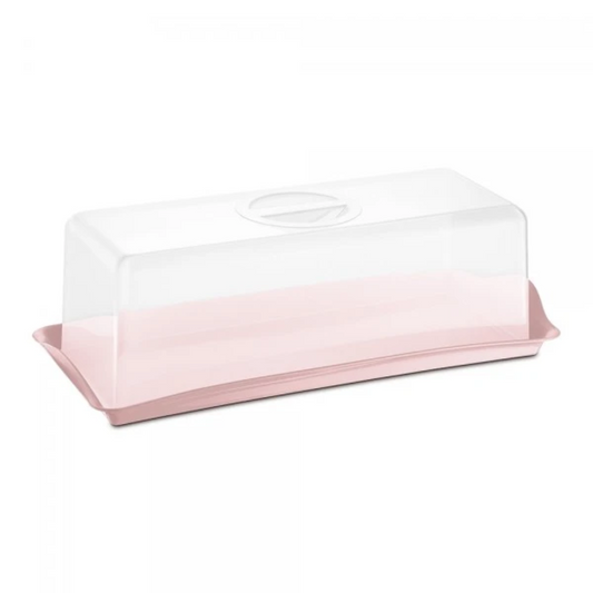 Porta Pão de Plástico Rosa - UZ187-ROS