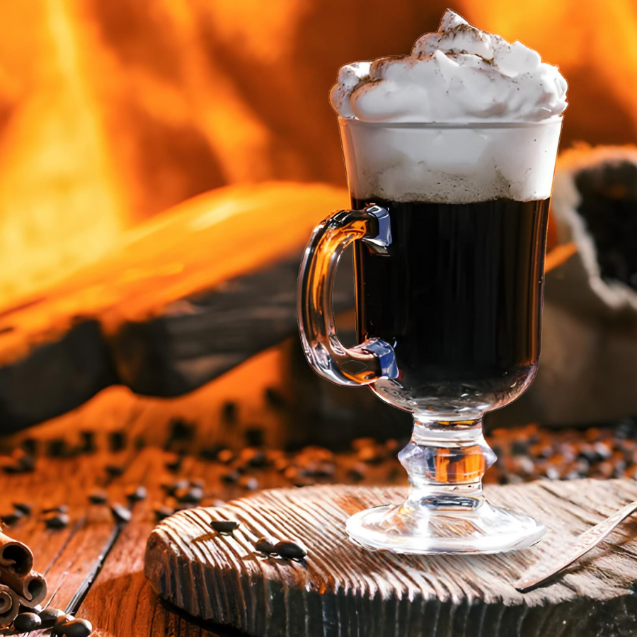 Xícara Vidro Irish Cofee Taça Café Cappuccino Caneca 120ml