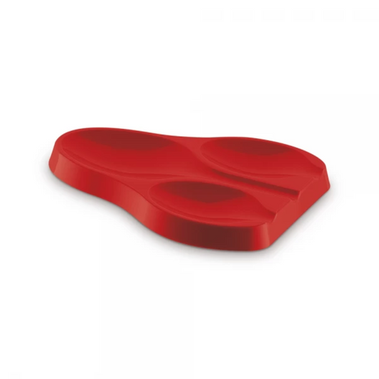 Suporte Descanso Apoio Para Colher Plus 3 Lugares Vermelho