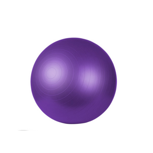 Bola Inflável Suíça Para Pilates Exercício Yoga Roxo 45cm