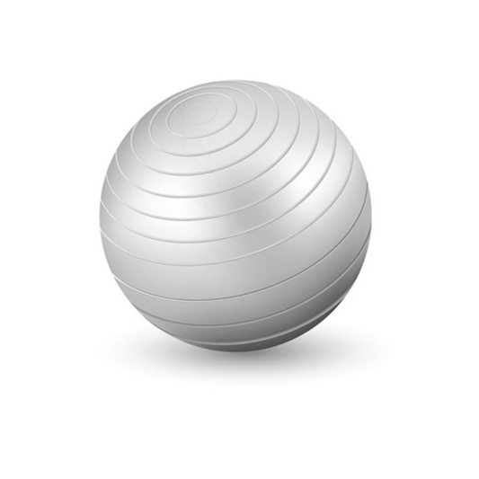 Bola Inflavel Exercicio Cinza 85cm - FIT-36