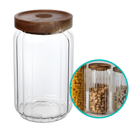 Pote Hermetico Genova Tampa Acacia 1,1L - V1074.U02