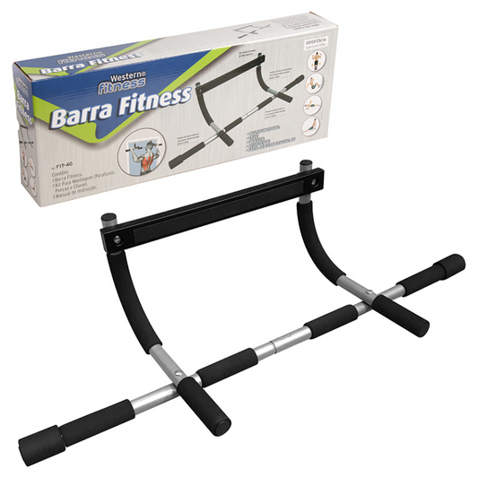 Barra Multifuncional Exercicio Porta 92cm - FIT-40