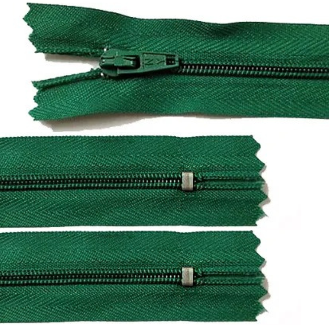 Ziper Nylon Fixo - Tam: 12 - 1 Unidade - Cores Variadas - NYBC
