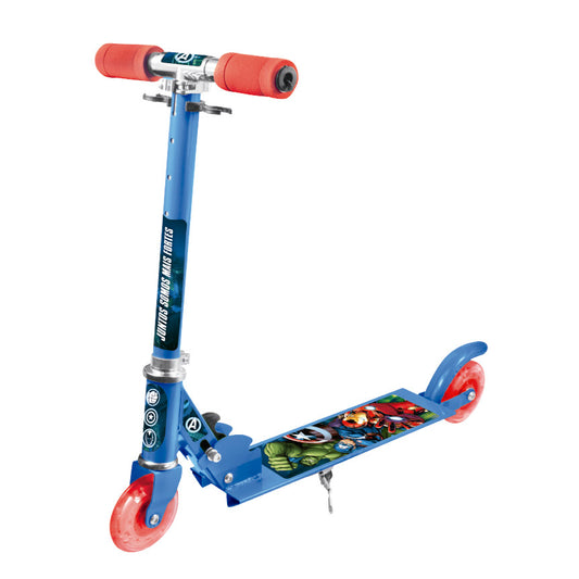 Patinete Infantil Led Menina Menino Radical 2 Rodas Alumínio Vingadores