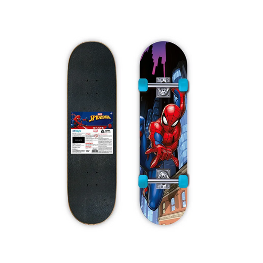 Skate Lixa Infantil Semi Profissional Super Herói Homem Aranha 50kg